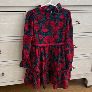 Janie & Jack Red Floral Dress